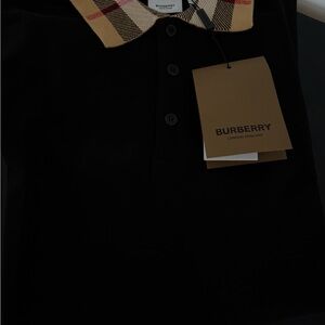 Burberry Polo Shirt with Iconic Check Collar